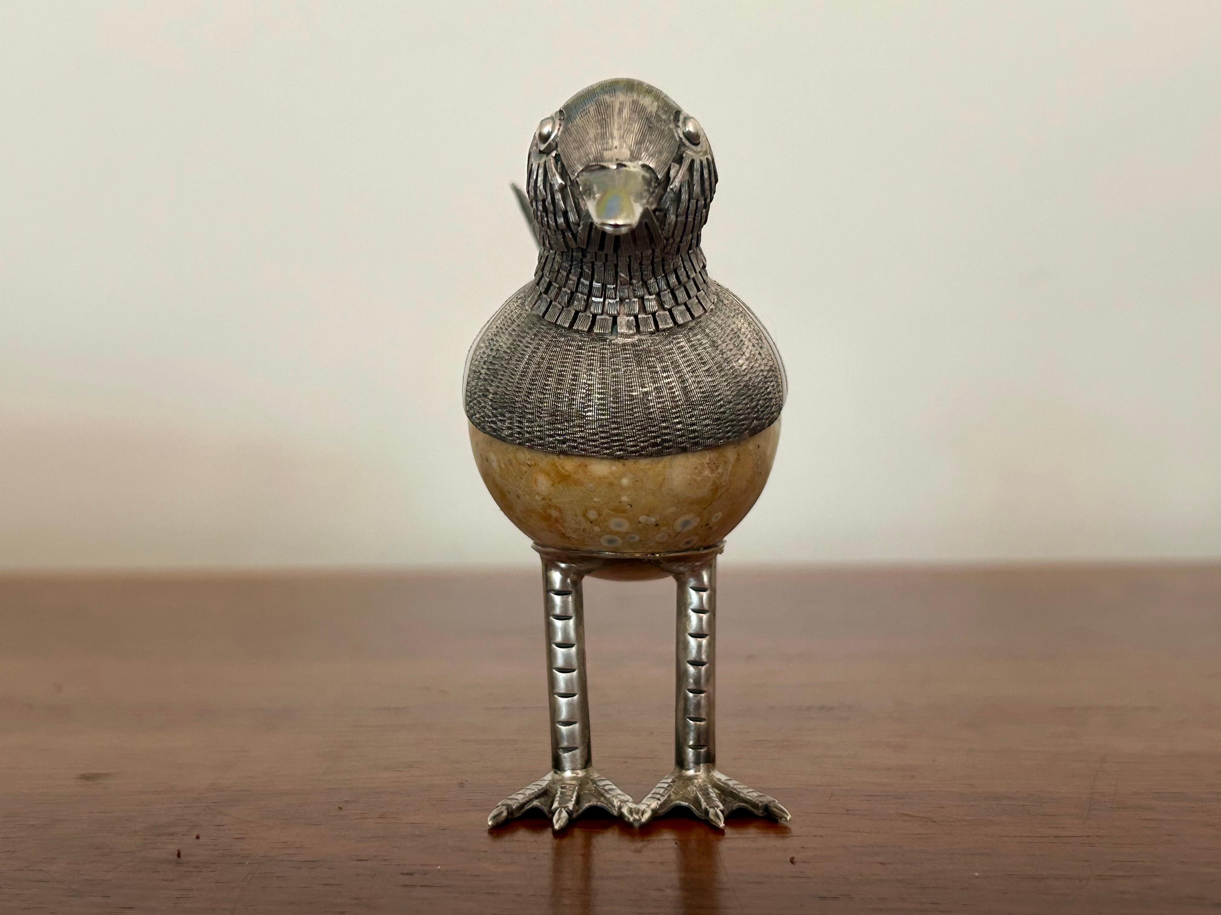 Plata de ley Pájaro Objet d'art México en venta 5