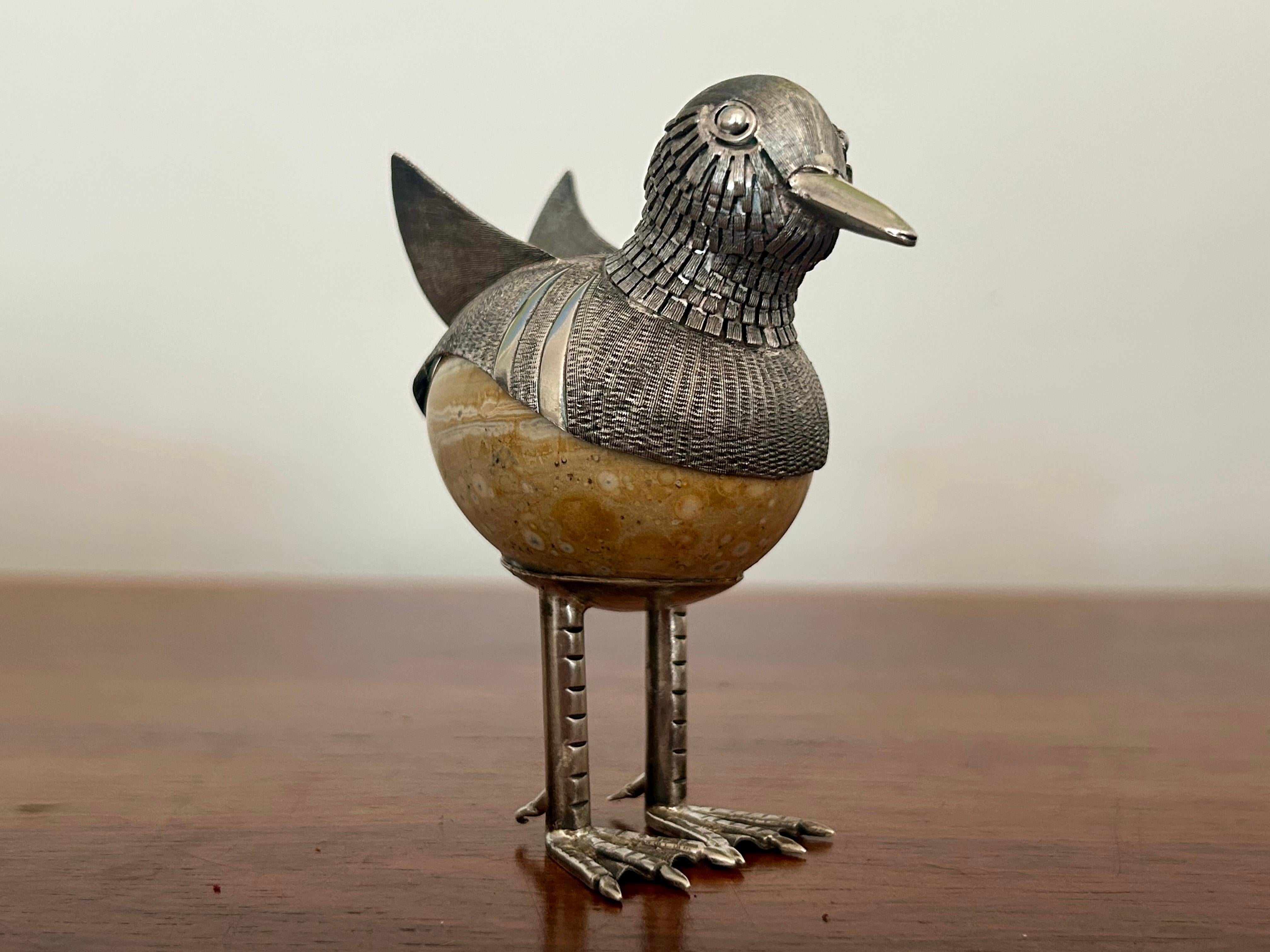 Plata de ley Pájaro Objet d'art México en venta 9