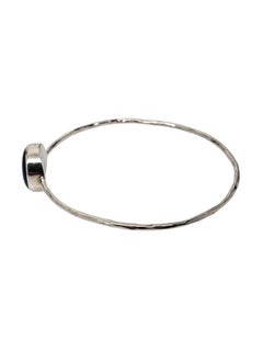 Bracelet jonc en argent sterling bleu Kyanite n° 20945