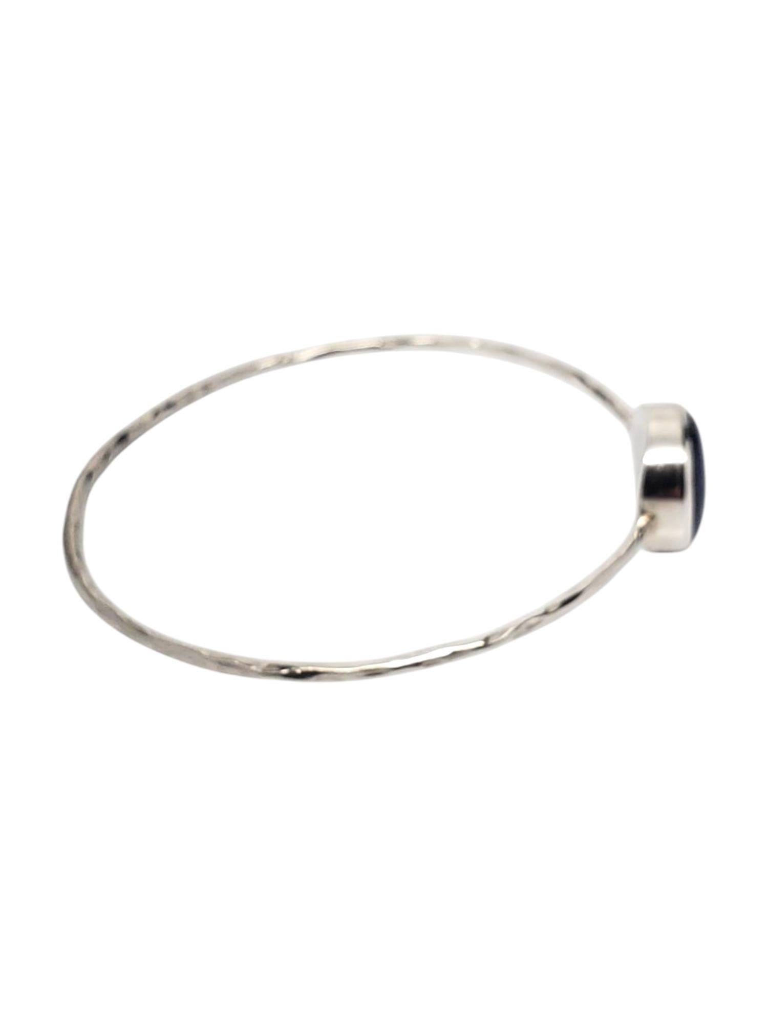 Pulsera brazalete de plata de ley con cianita azul nº 20945 en Bueno estado para la venta en Washington Depot, CT