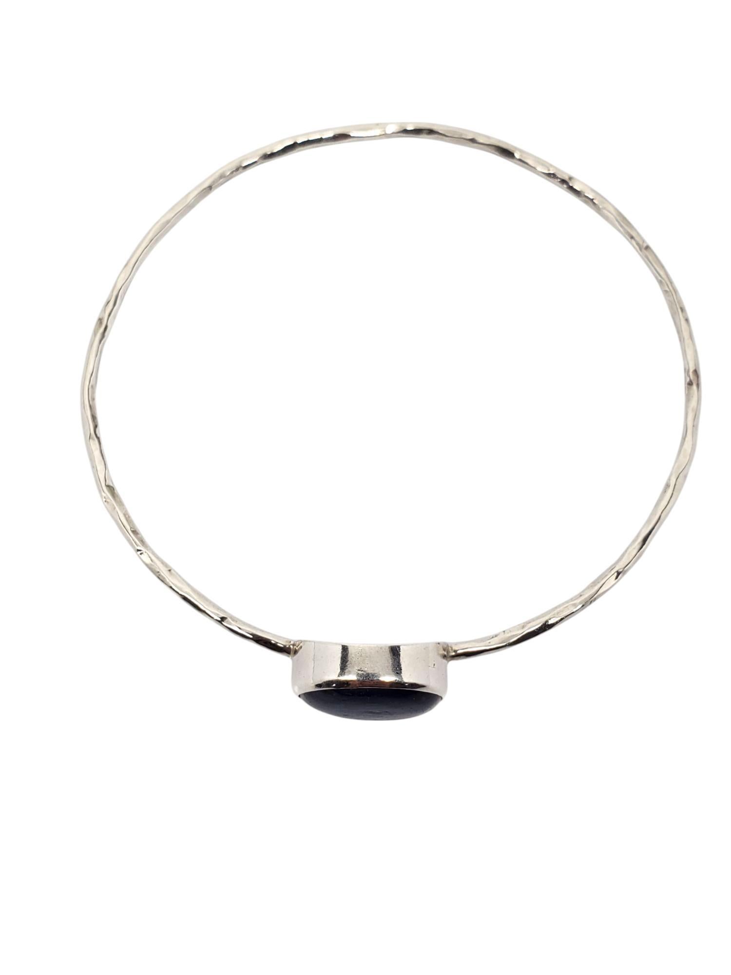 De las mujeres Pulsera brazalete de plata de ley con cianita azul nº 20945 en venta