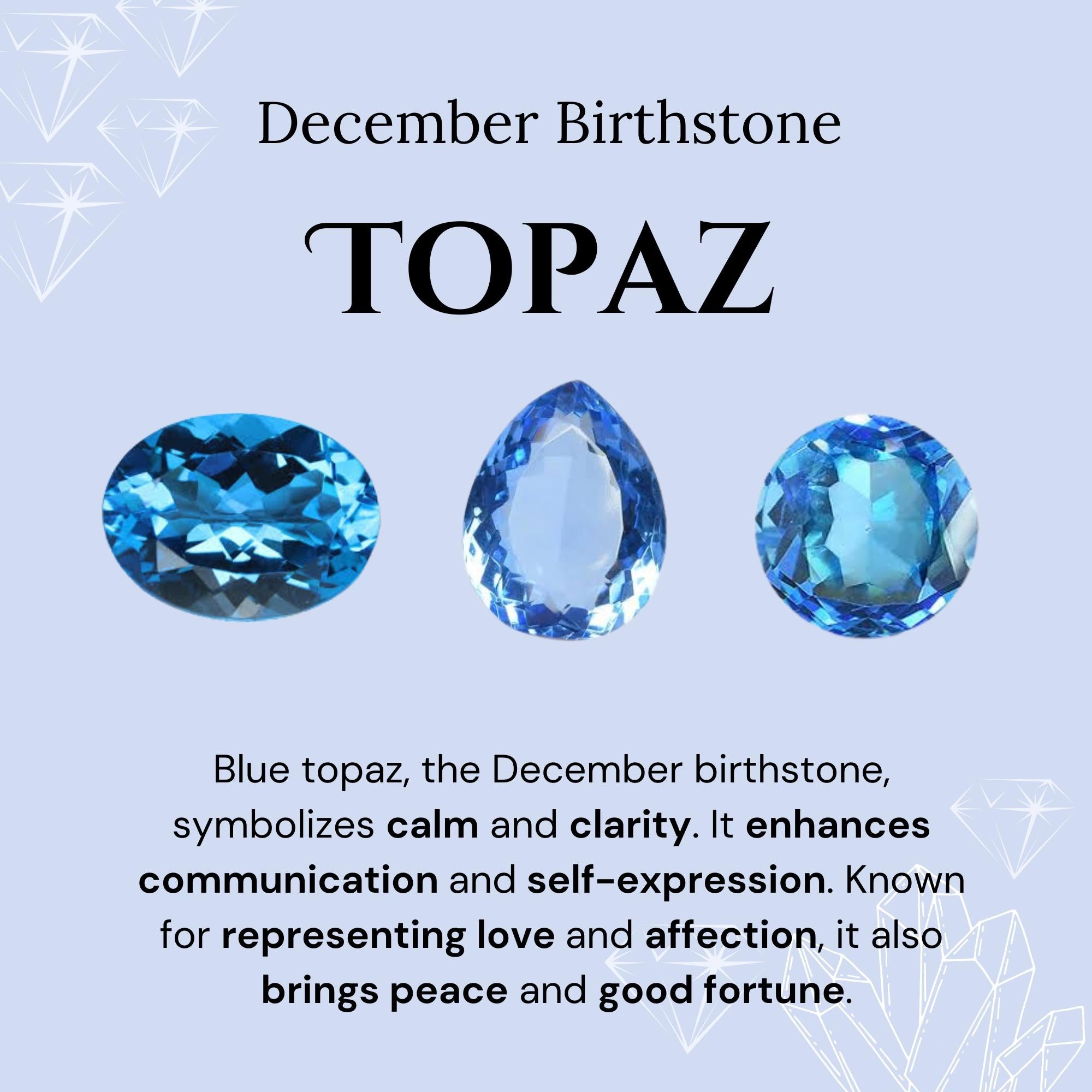 Orecchini lineari in argento sterling con topazio blu e zirconi Regali perfetti in vendita 5