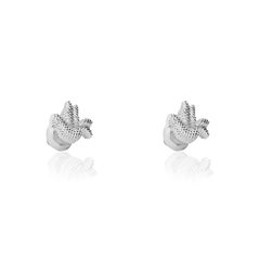 Sterling Silver Bordados Bird Earrings