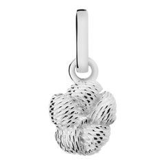 Sterling Silver Bordados Flower Charm