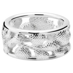 Bague fleur Bordados en argent sterling - Taille 5,5