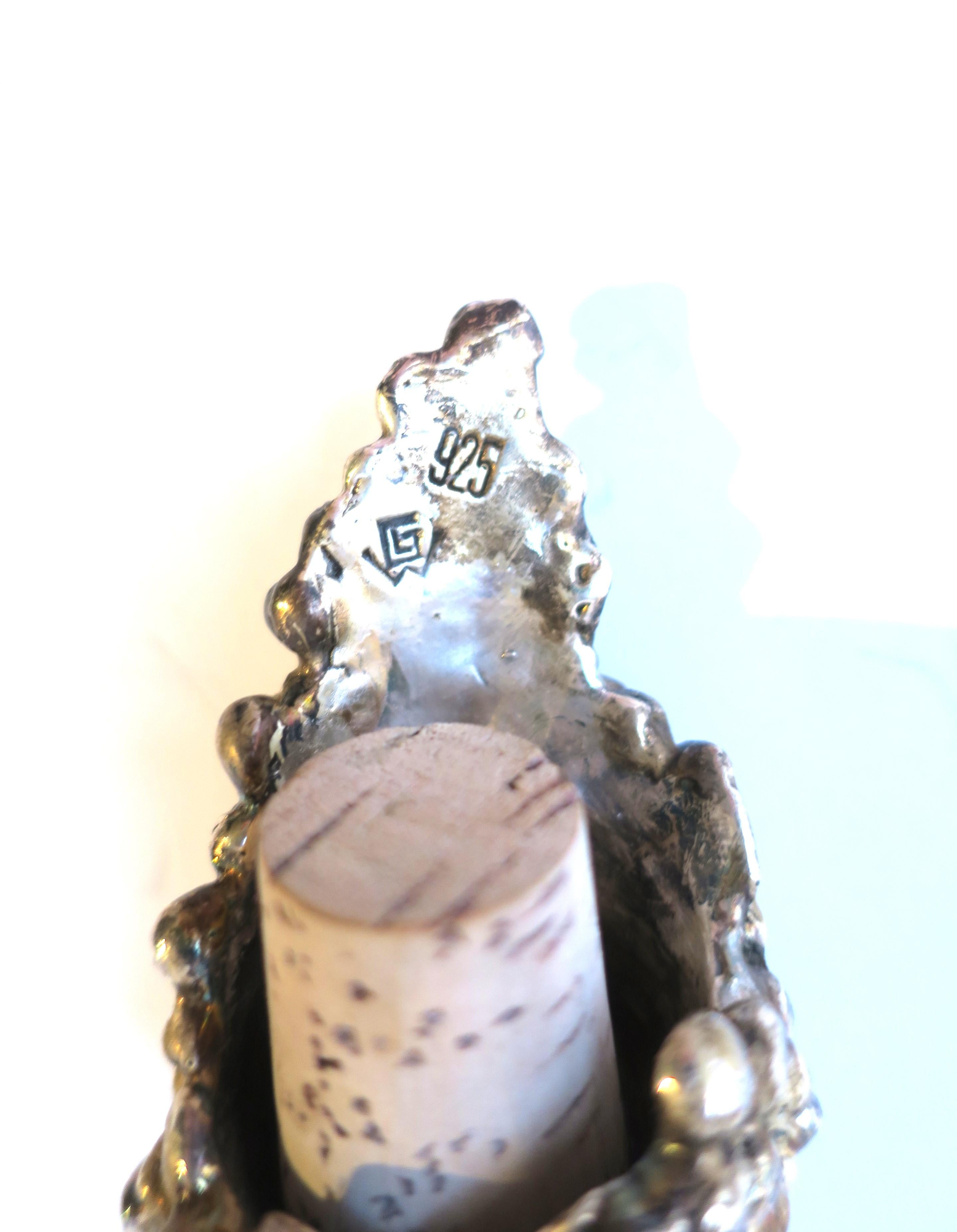 Sterling Silver Bottle Stopper For Sale 2