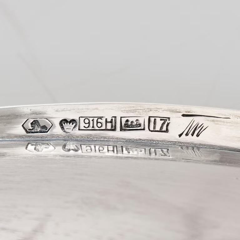 Milieu du XXe siècle Bol en argent sterling de Tapio Wirkkala pour Kultakeskus en vente