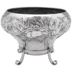 Attributed to Latino Movio Sterling Silver Centrepiece Gilbert Marks Influence