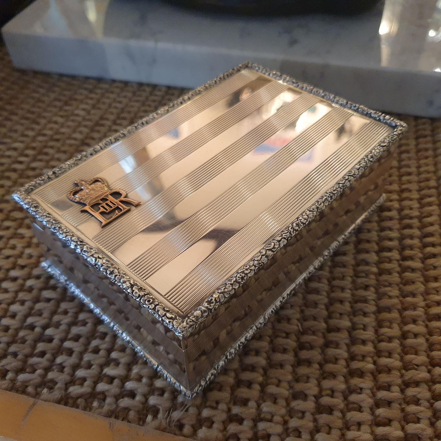 Other Sterling Silver Box by Garrard, Presented by HM Queen Elizabeth II