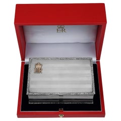 Sterling Silver Box by Garrard, Presented by HM Queen Elizabeth II