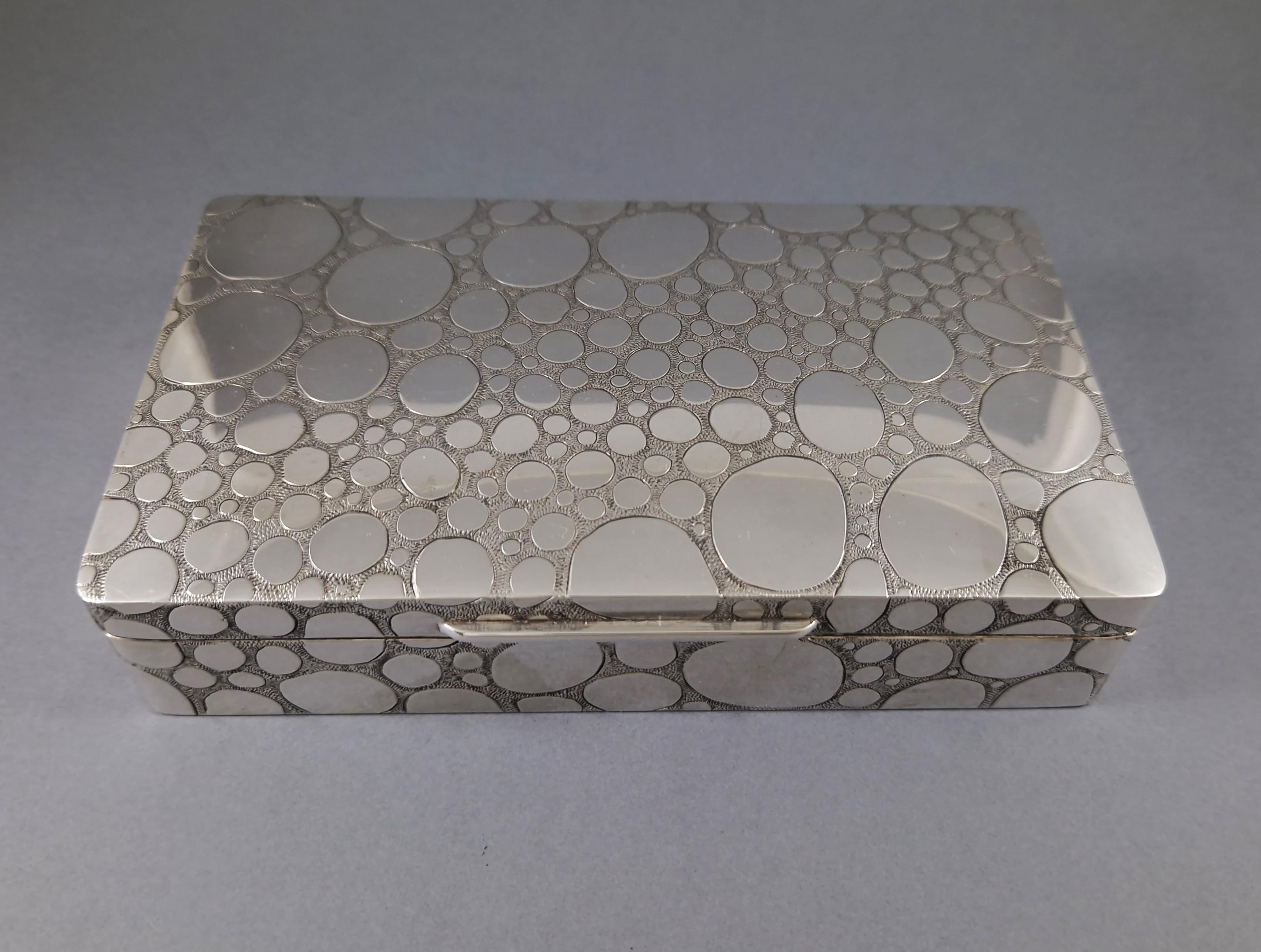 Sterling Silver box In Excellent Condition For Sale In Saint-Ouen, FR