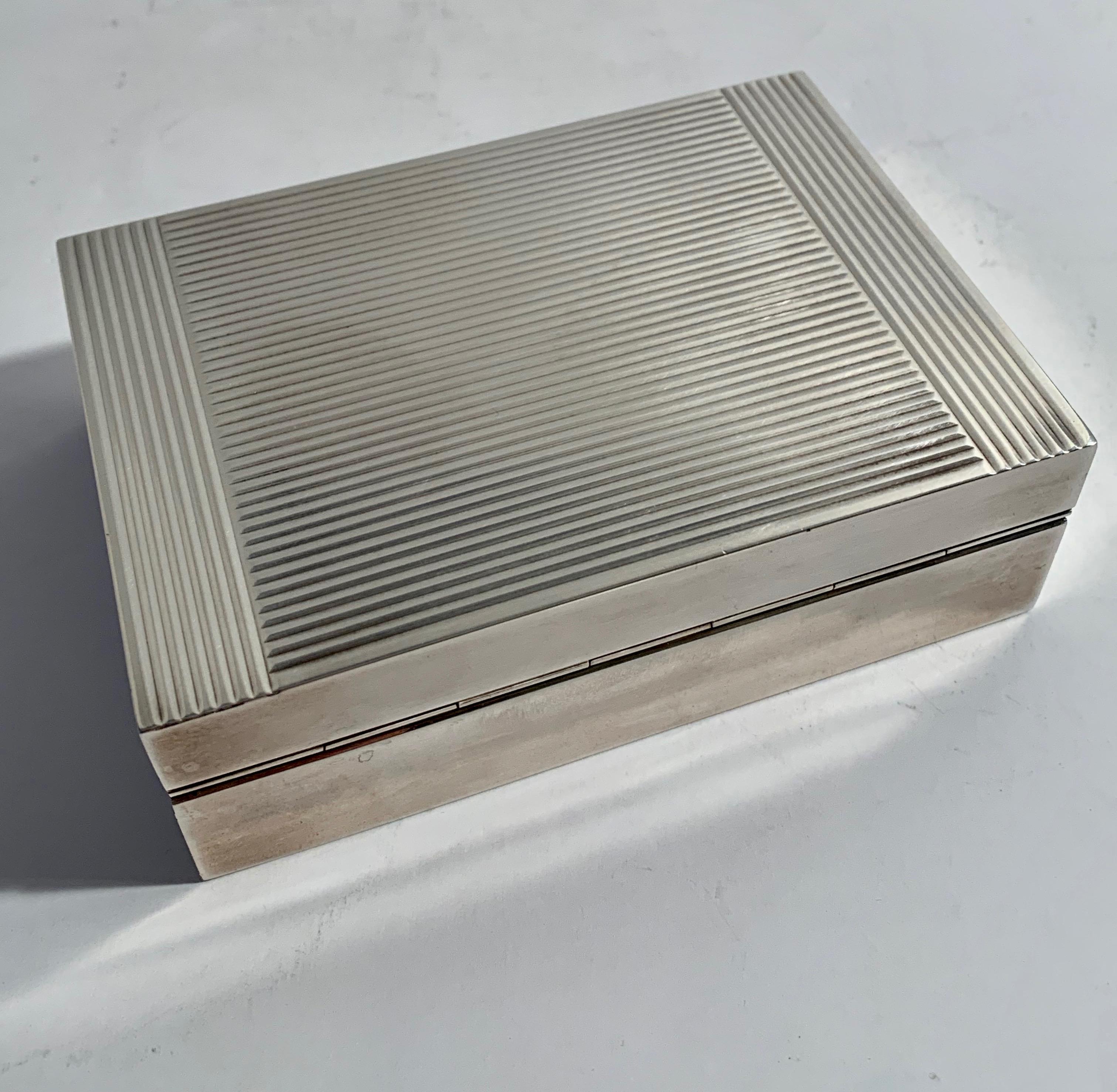 20th Century Sterling Silver Box