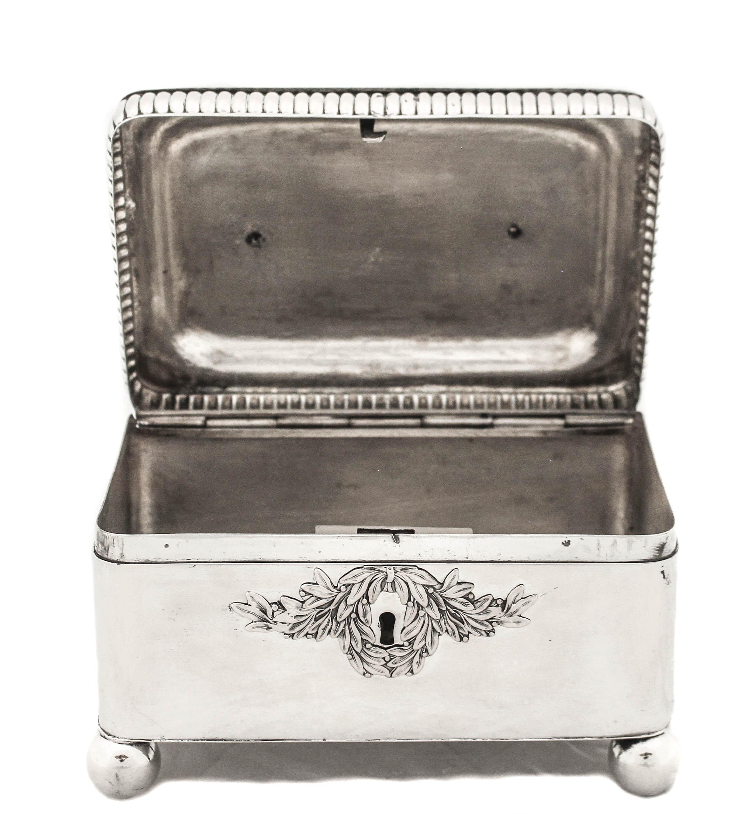 Sterling Silver Box For Sale 1