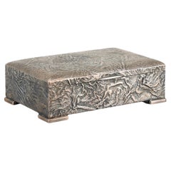 Sterling Silver Box Samodorok technique Russia unknown  marquer 1960