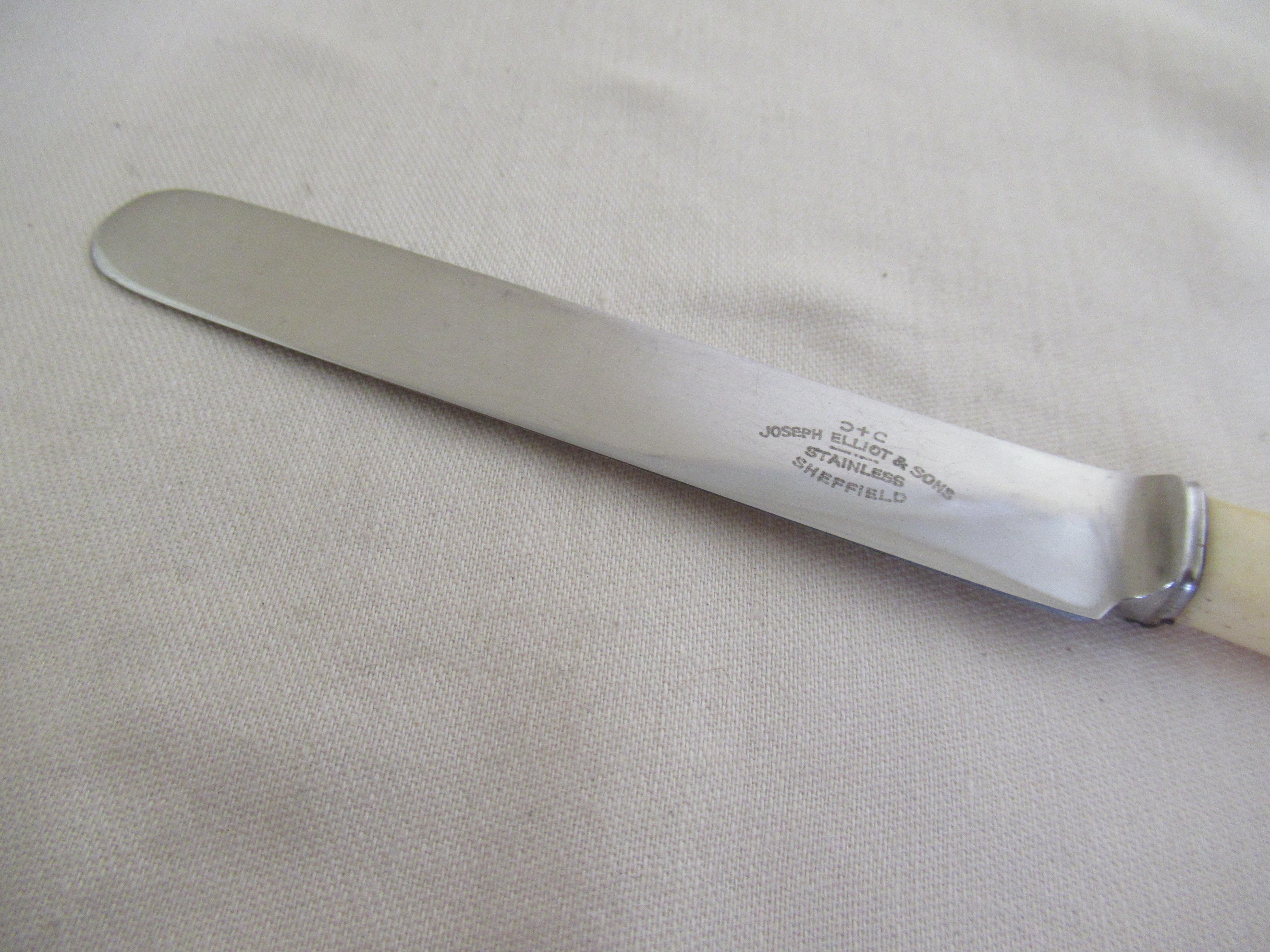 Sterling Silver Boxed Knife, Fork & Spoon Christening Set Hallmark, London, 1845 11