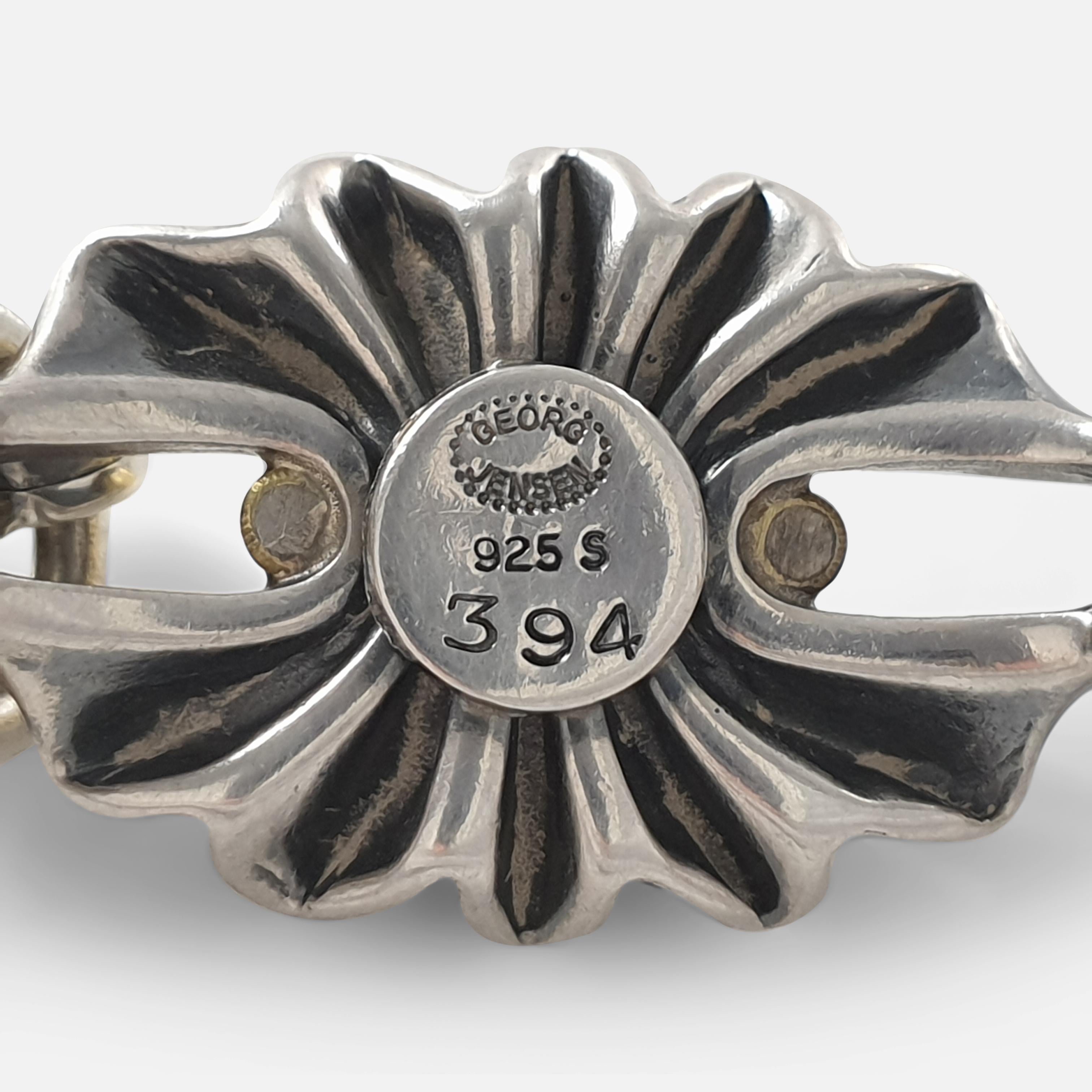 Sterling Silver Bracelet No. 394, Georg Jensen 5