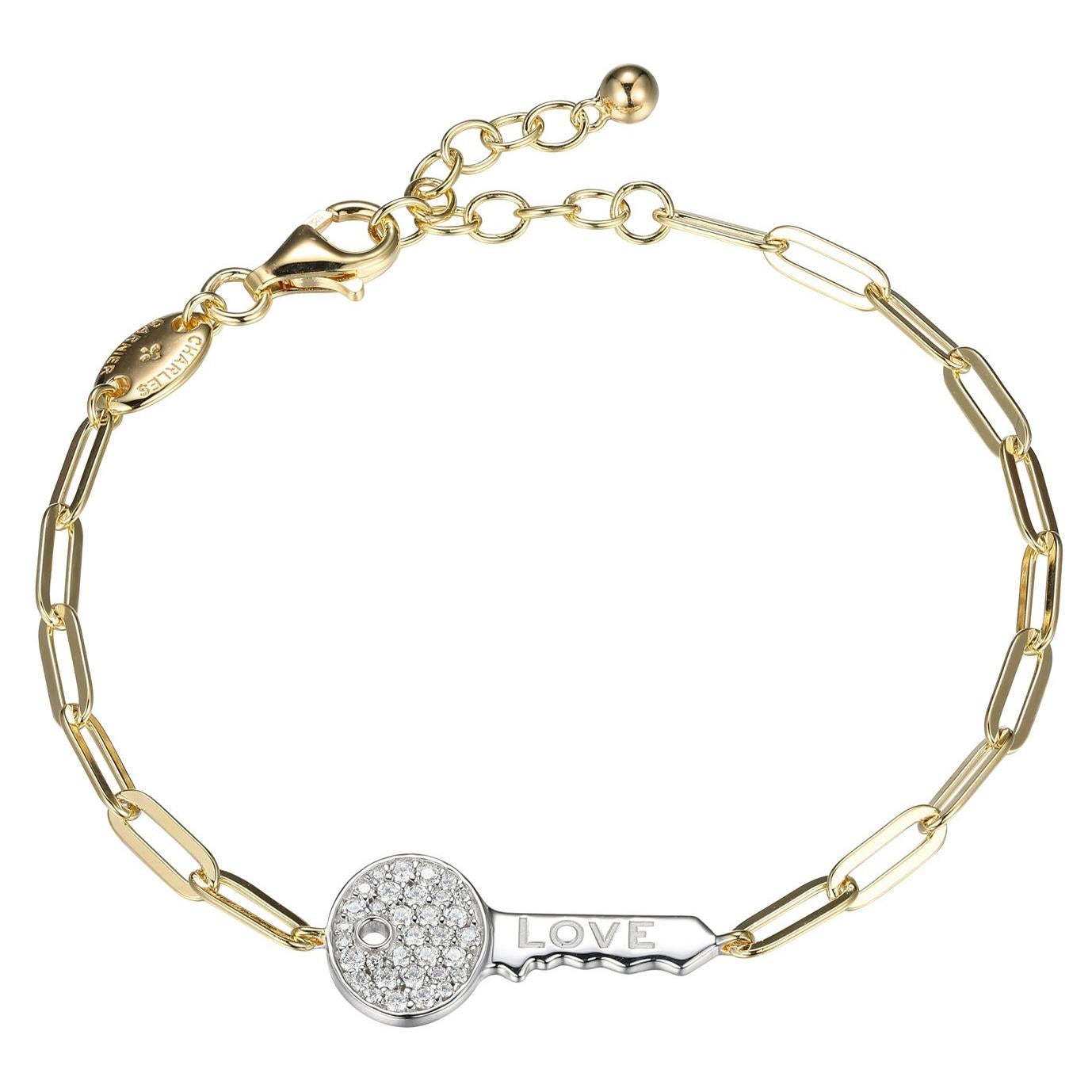 Askew London Poker Face Playing Card Linked Bracelet at 1stDibs