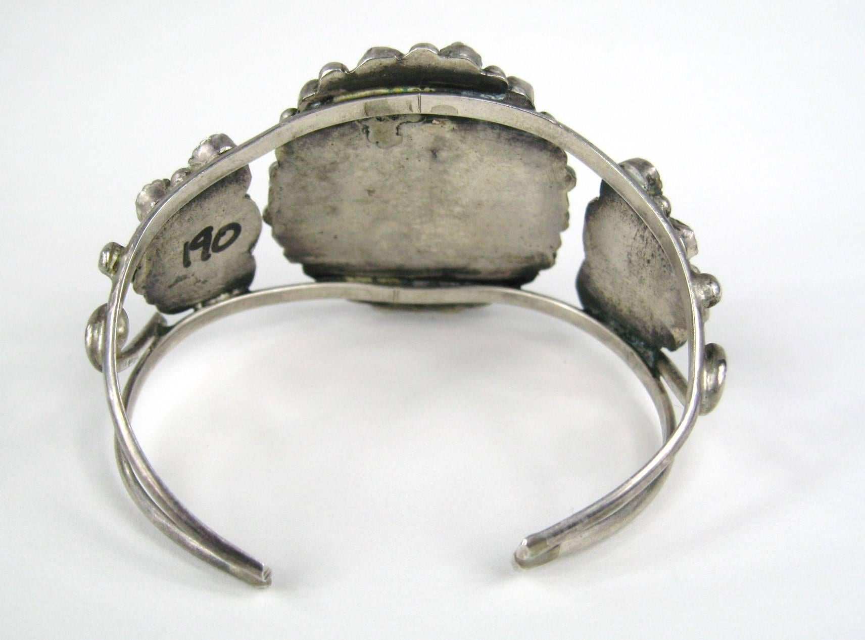 silver mother of pearl bracelet