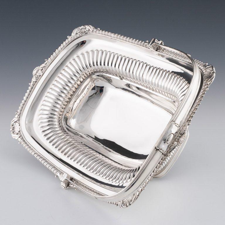 Early 19th Century Sterling Silver Bread Basket London 1813