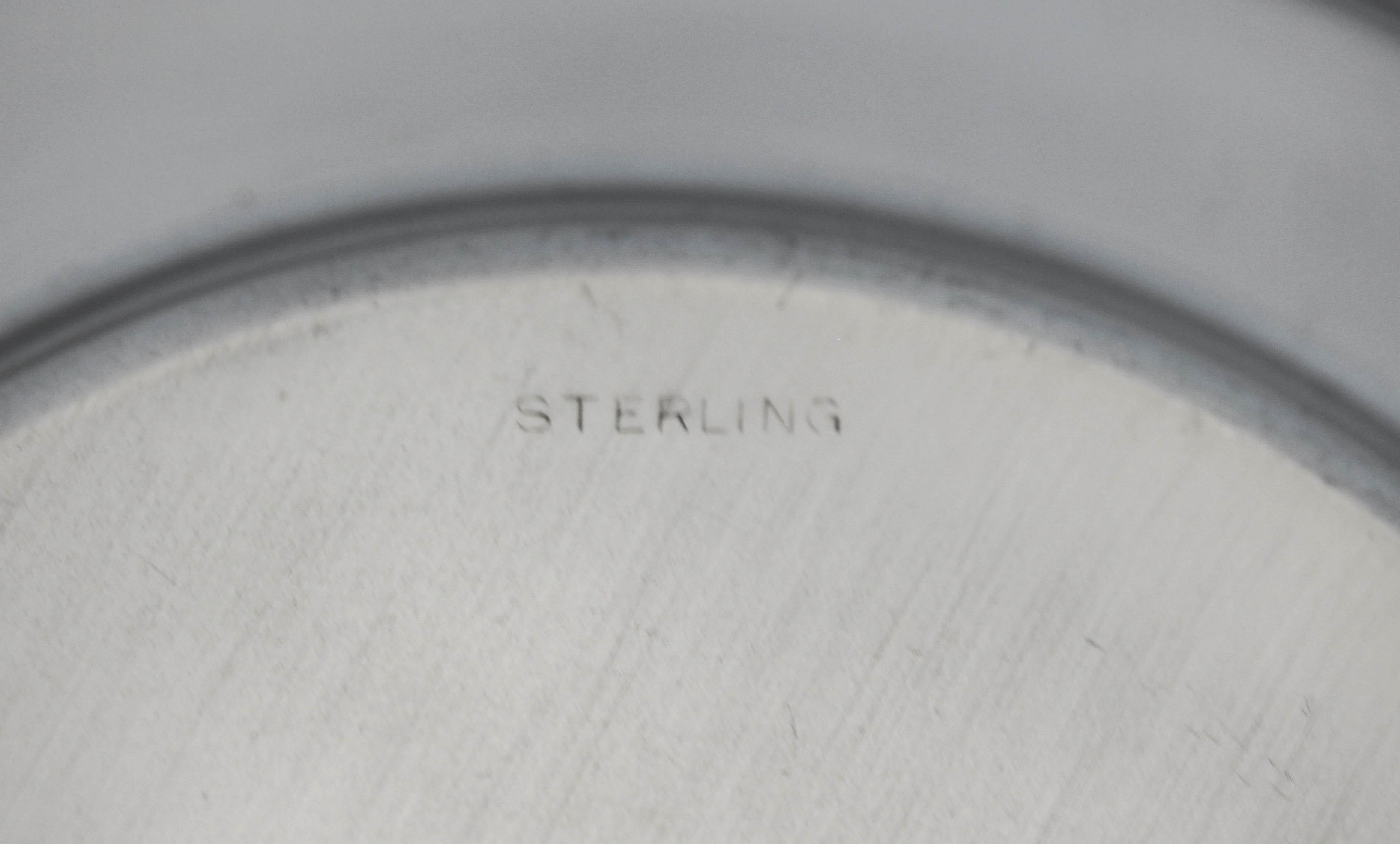 Sterling Silver Bread Plates 1