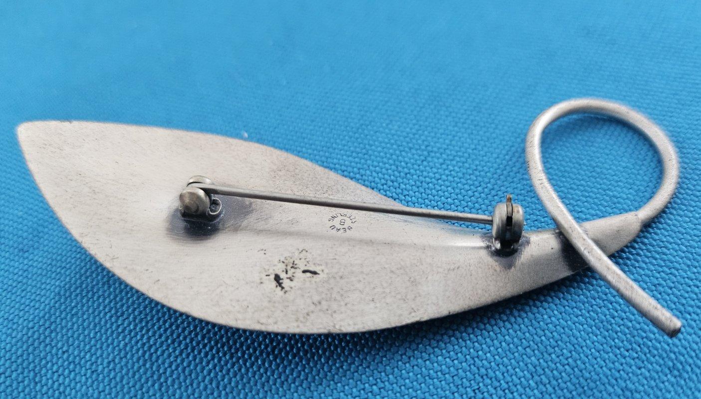 Broche/alfiler de plata de ley, estampado Beau Sterling VENTA POR CIERRE en venta 4