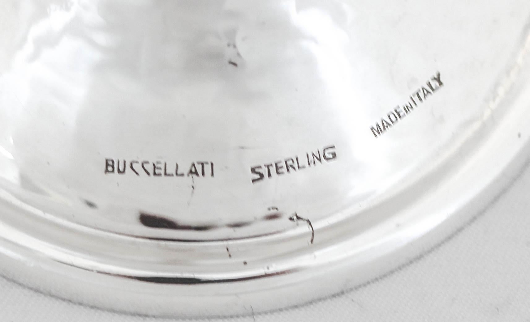 Milieu du XXe siècle Buccellati gobelet en argent sterling en vente