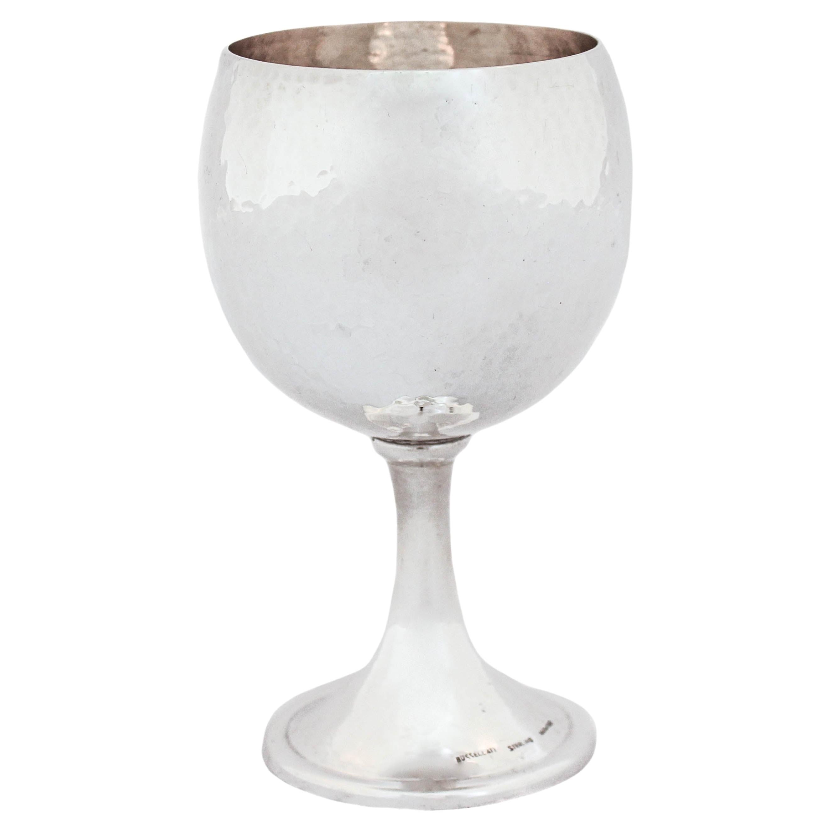 Sterling Silver Buccellati Goblet For Sale