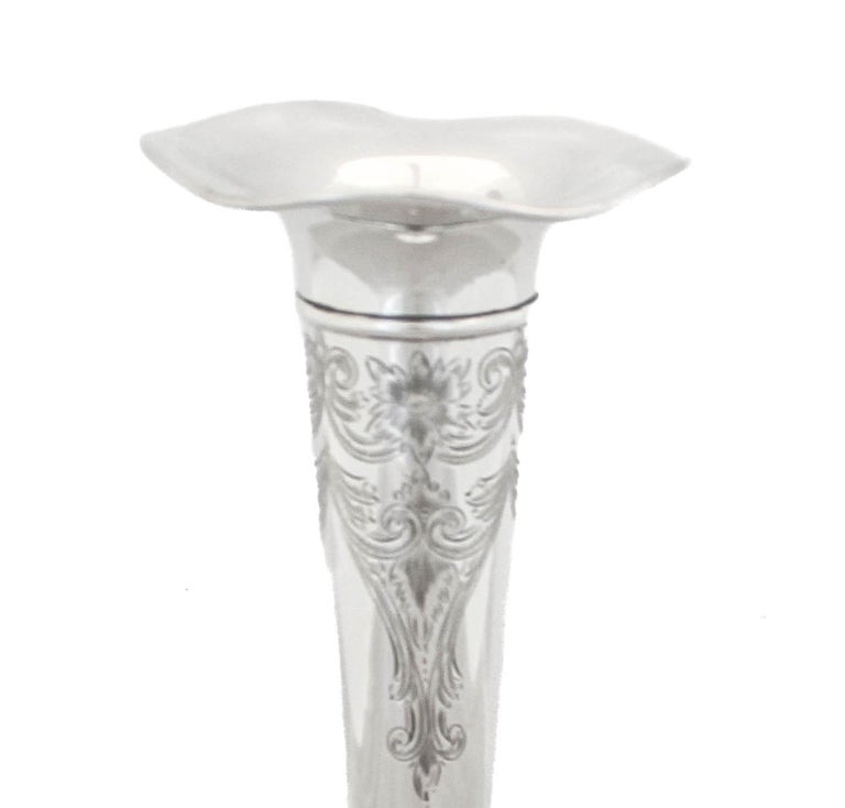 Sterling Silver Bud Vase at 1stDibs