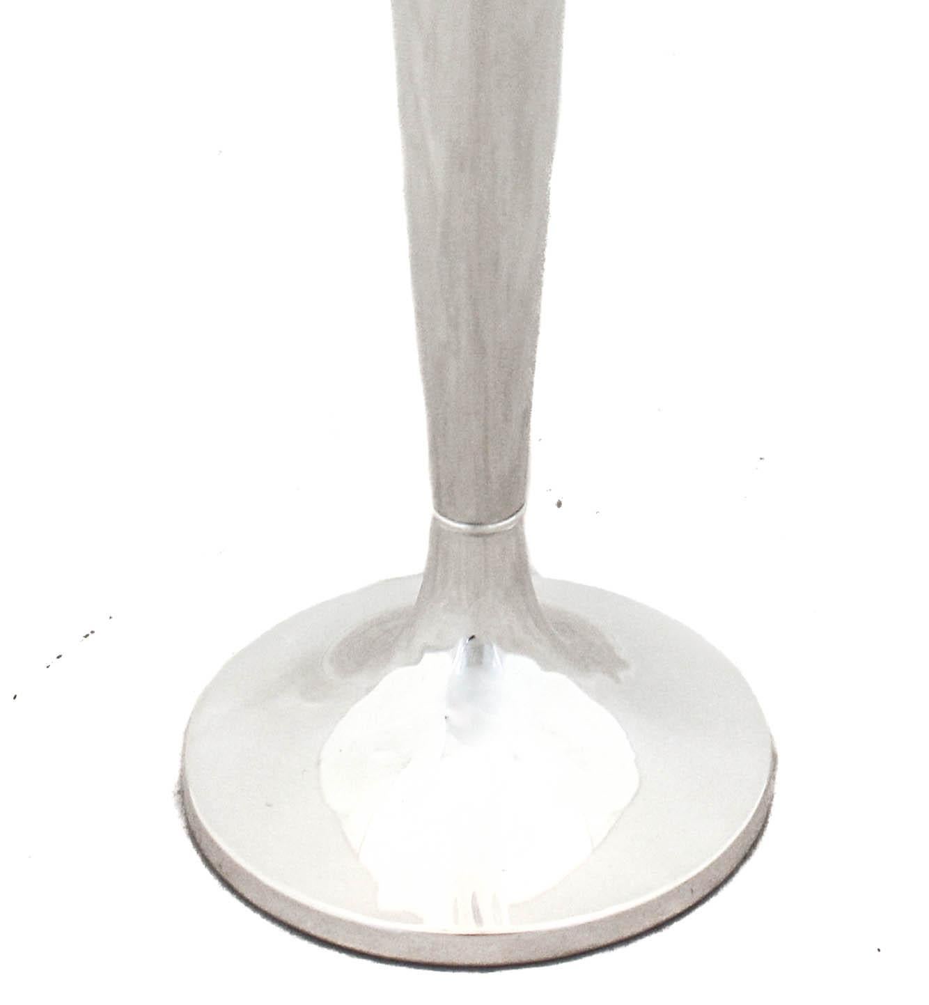 Sterling Silver Bud Vase In Excellent Condition In Brooklyn, NY
