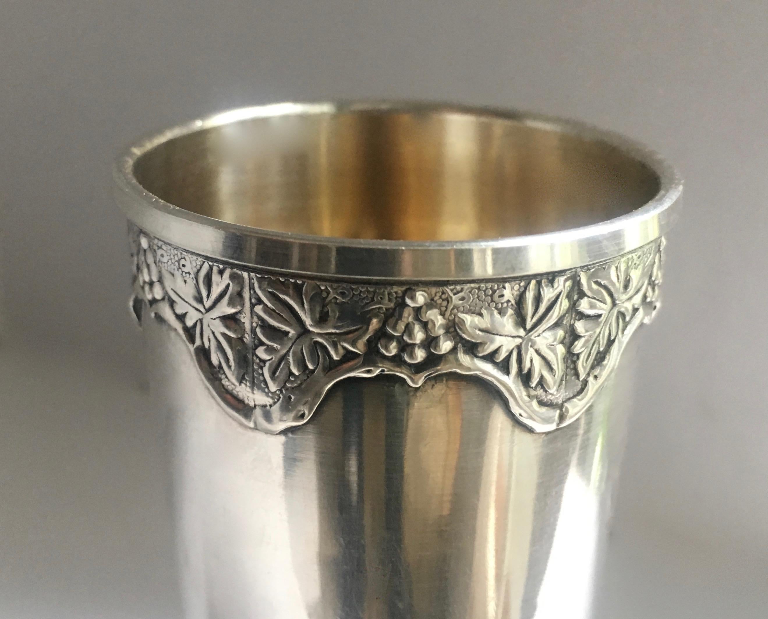 Sterling Silver Bud Vase In Good Condition In Los Angeles, CA