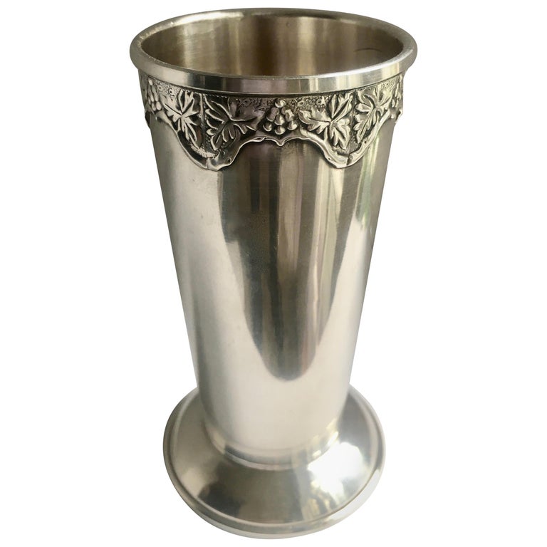 Sterling Silver Bud Vase For Sale at 1stdibs