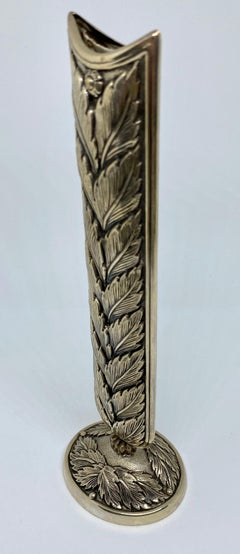 Sterling Silver Bud Vase Signed Gianmaria Buccellati