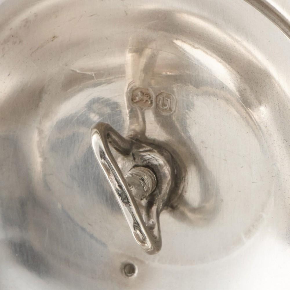 Sterling Silver Bullet Shape Teapot London 1835 1
