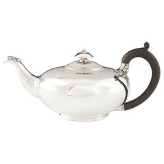 Tetera en forma de bala de plata de ley Londres 1835