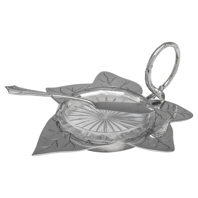 Sterling Silver Butter Dish and Knife at 1stDibs sterling butter dish