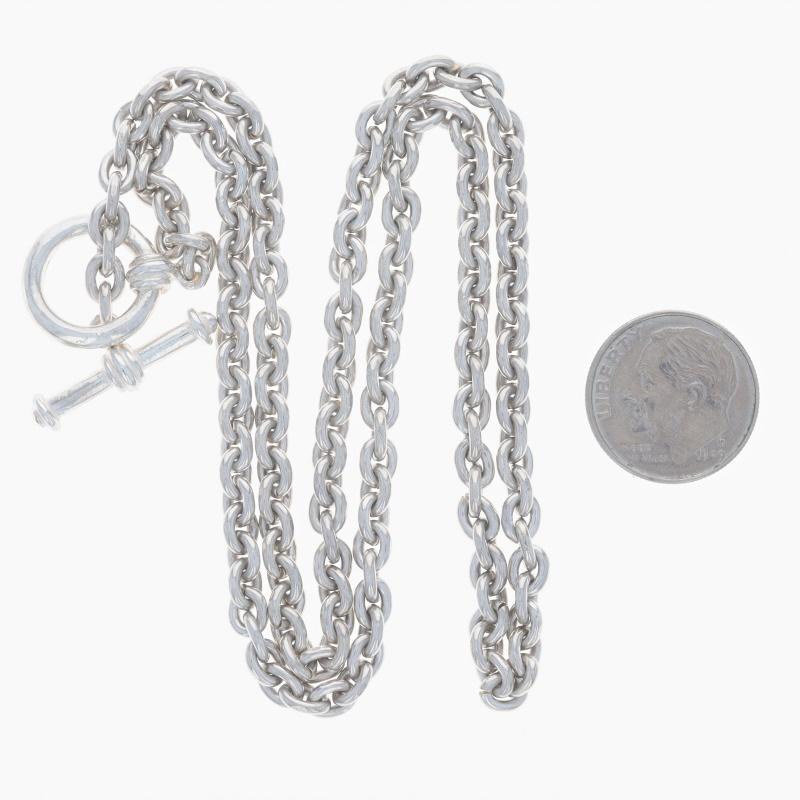 Women's Sterling Silver Cable Chain Necklace 18 1/2
