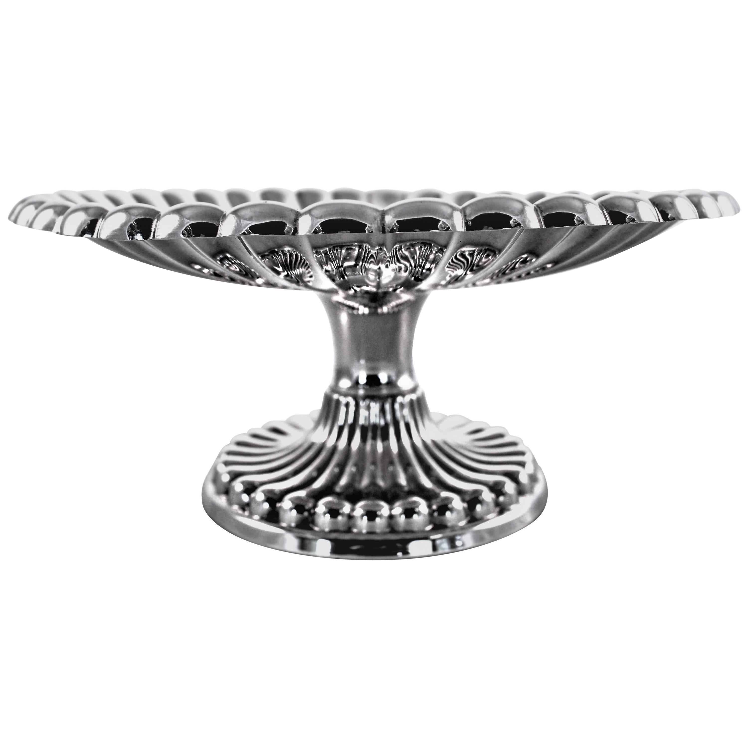 Sterling Silver Cake Plate, 1932