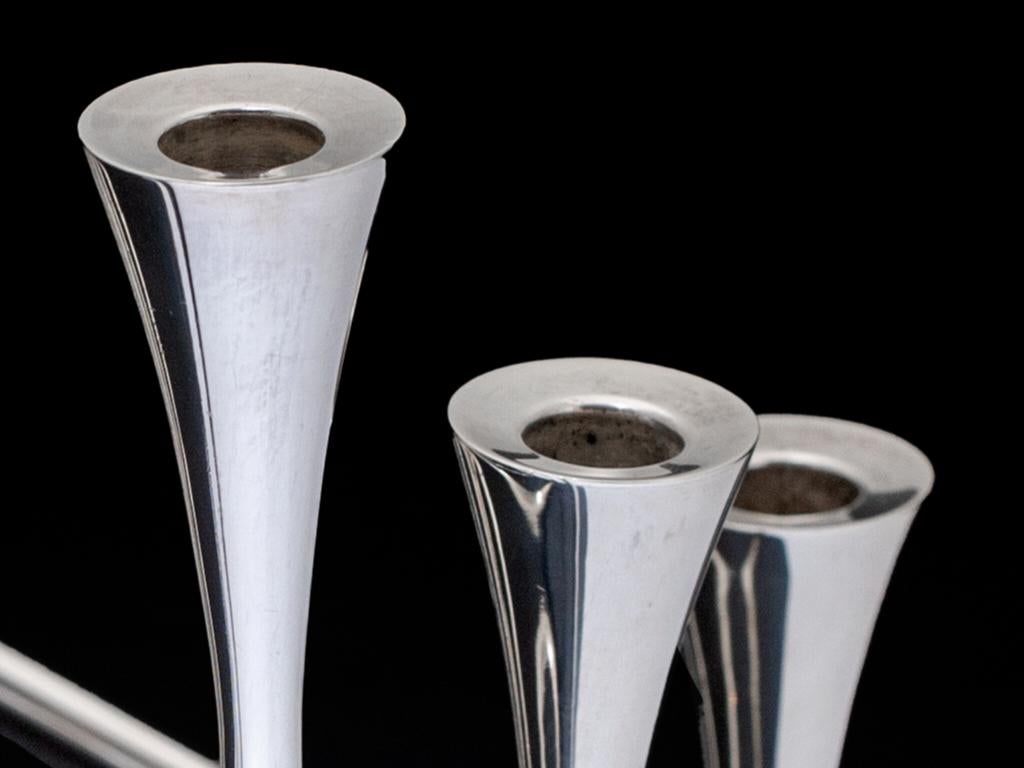 Candelabro de plata de ley de Ibi Trier Mørch (1910-1980) en venta 2