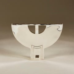 Candelabro / Menorah de plata de ley de los años 70 de Hans Hollein