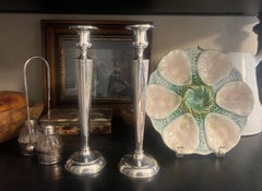 Sterling Silver Candlesticks by Newburyport Silver, Set of 2, c. 1910