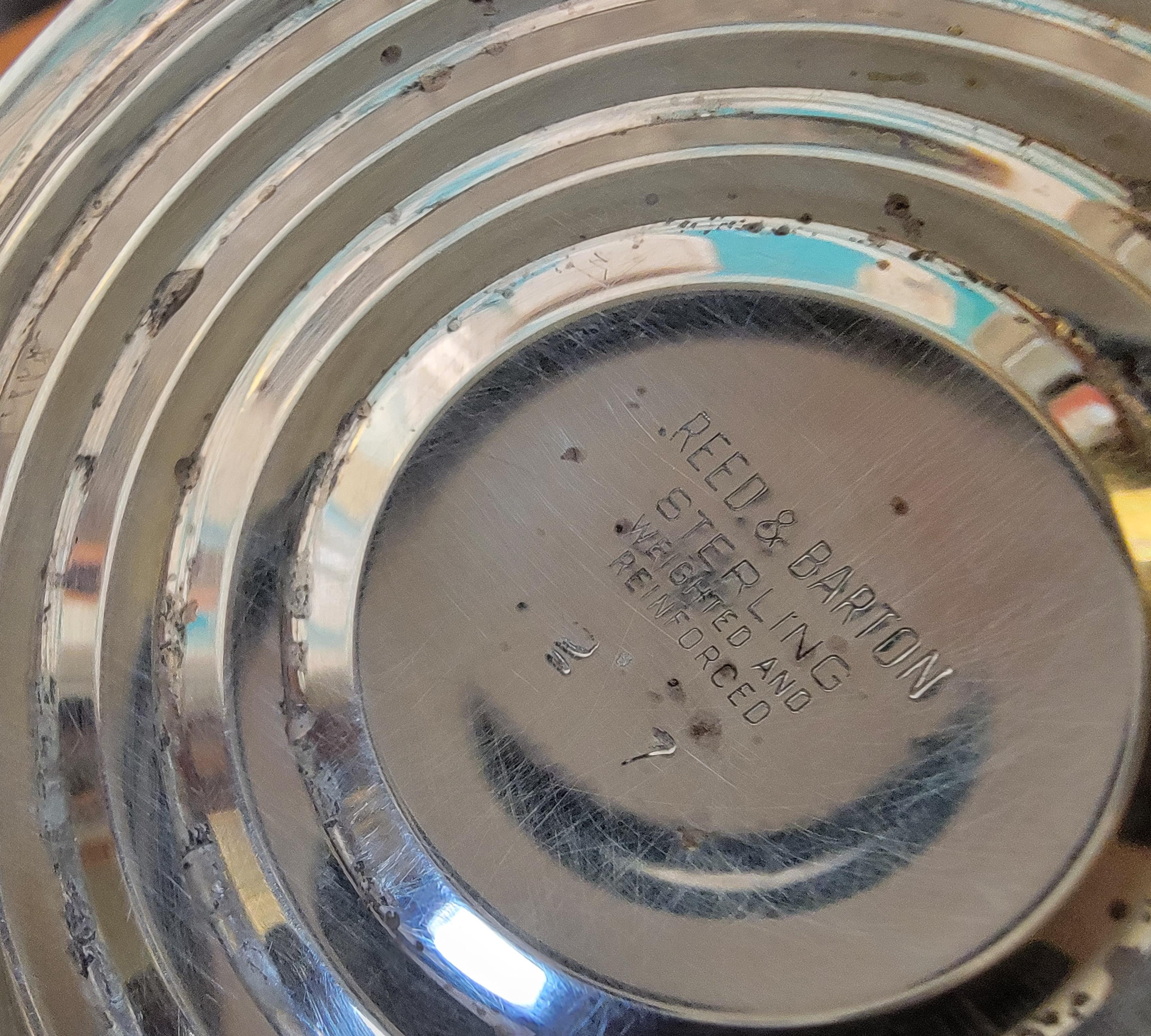 Candeleros de plata de ley de Towle Un par siglo XX en venta