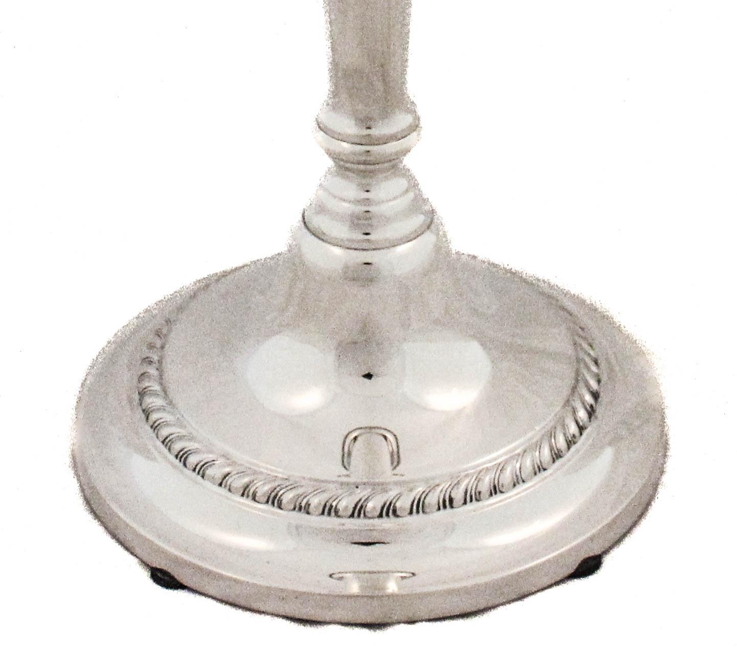 Candelieri in argento sterling In condizioni ottime in vendita a Brooklyn, NY