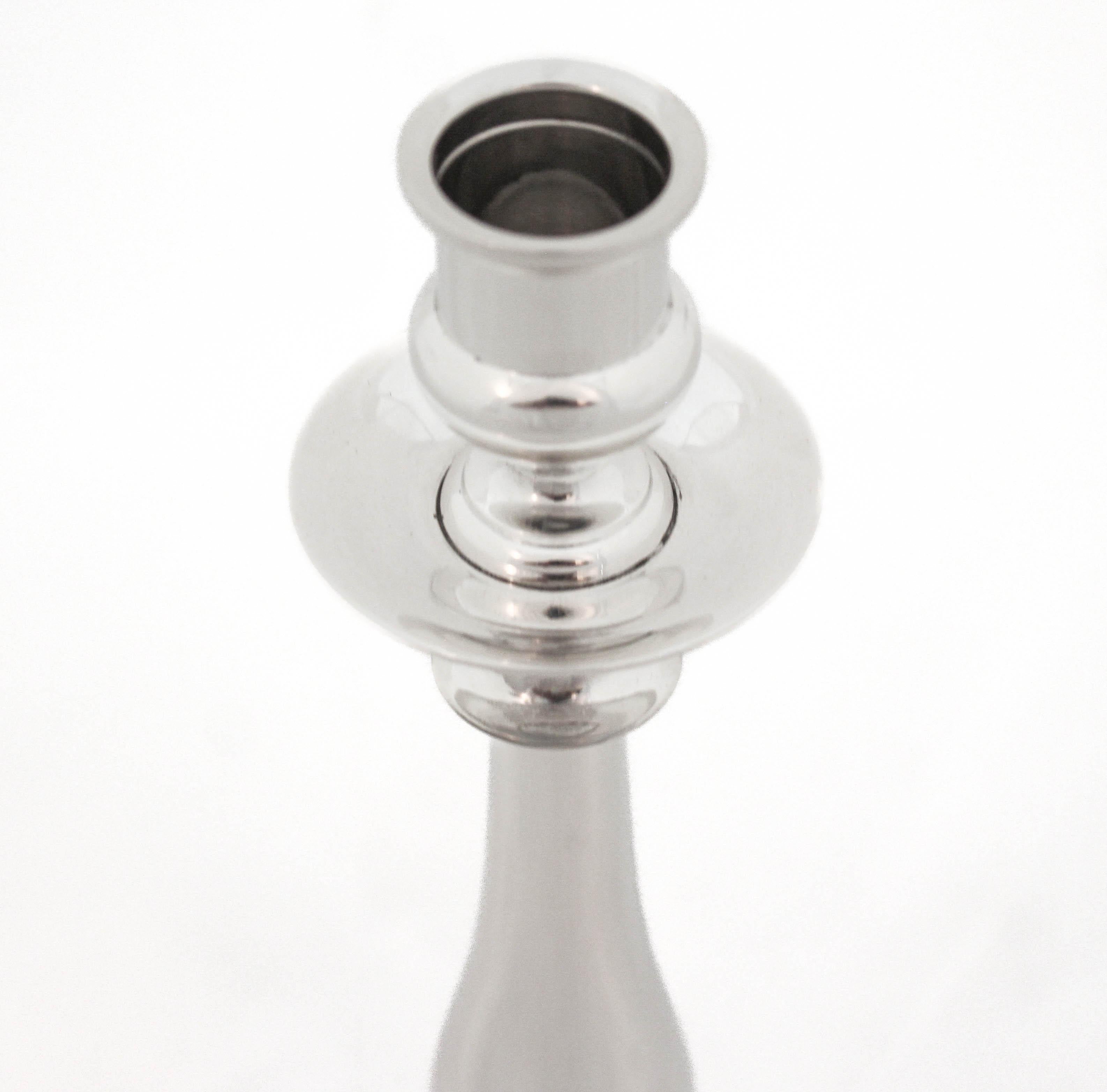 Bougeoirs - Argent sterling en vente 1