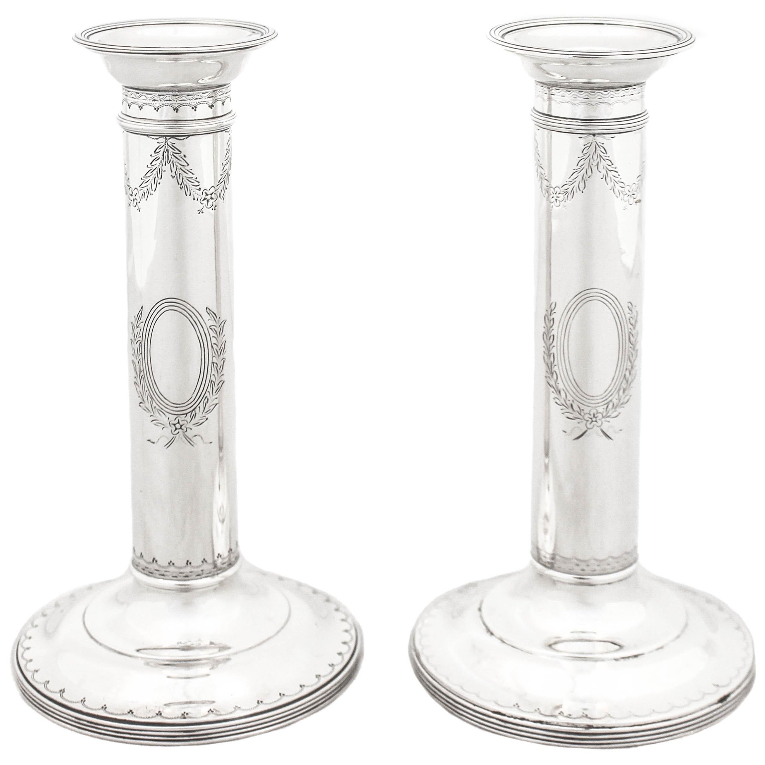 Kerzenständer aus Sterlingsilber