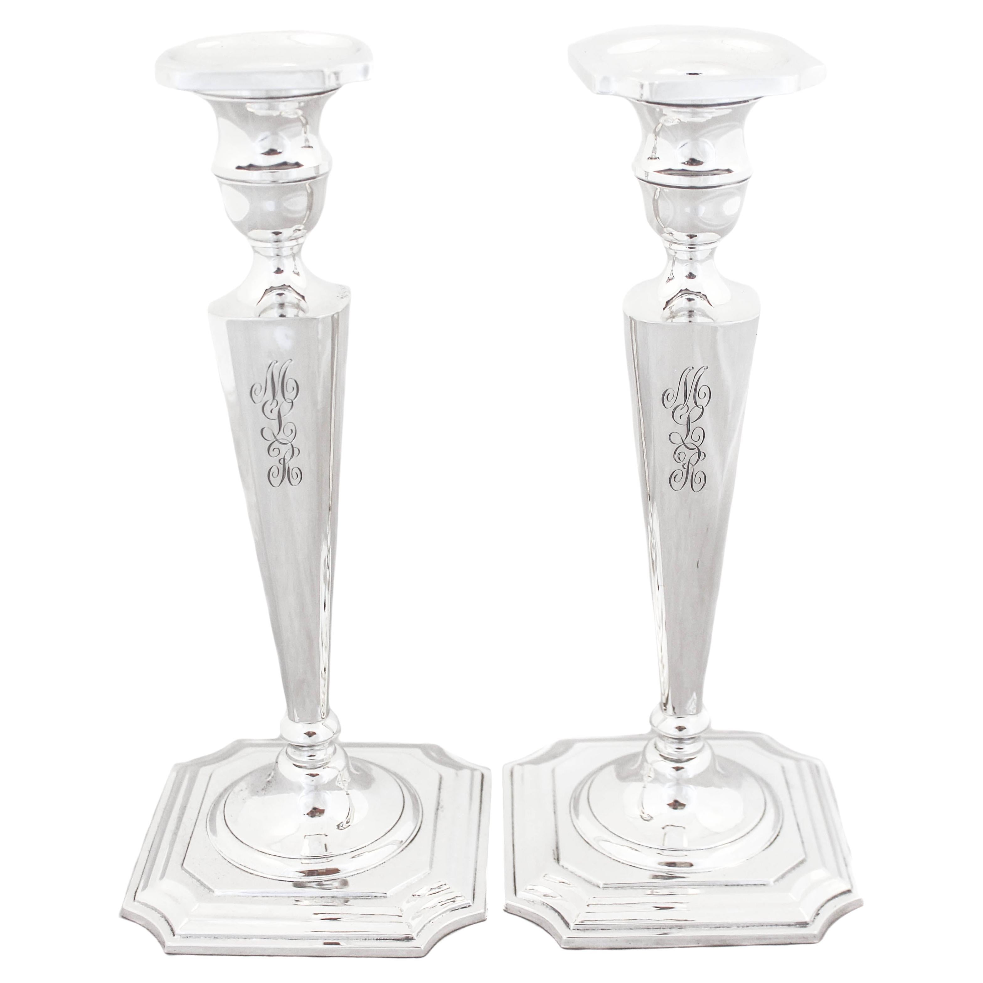 Sterling Silver Candlesticks