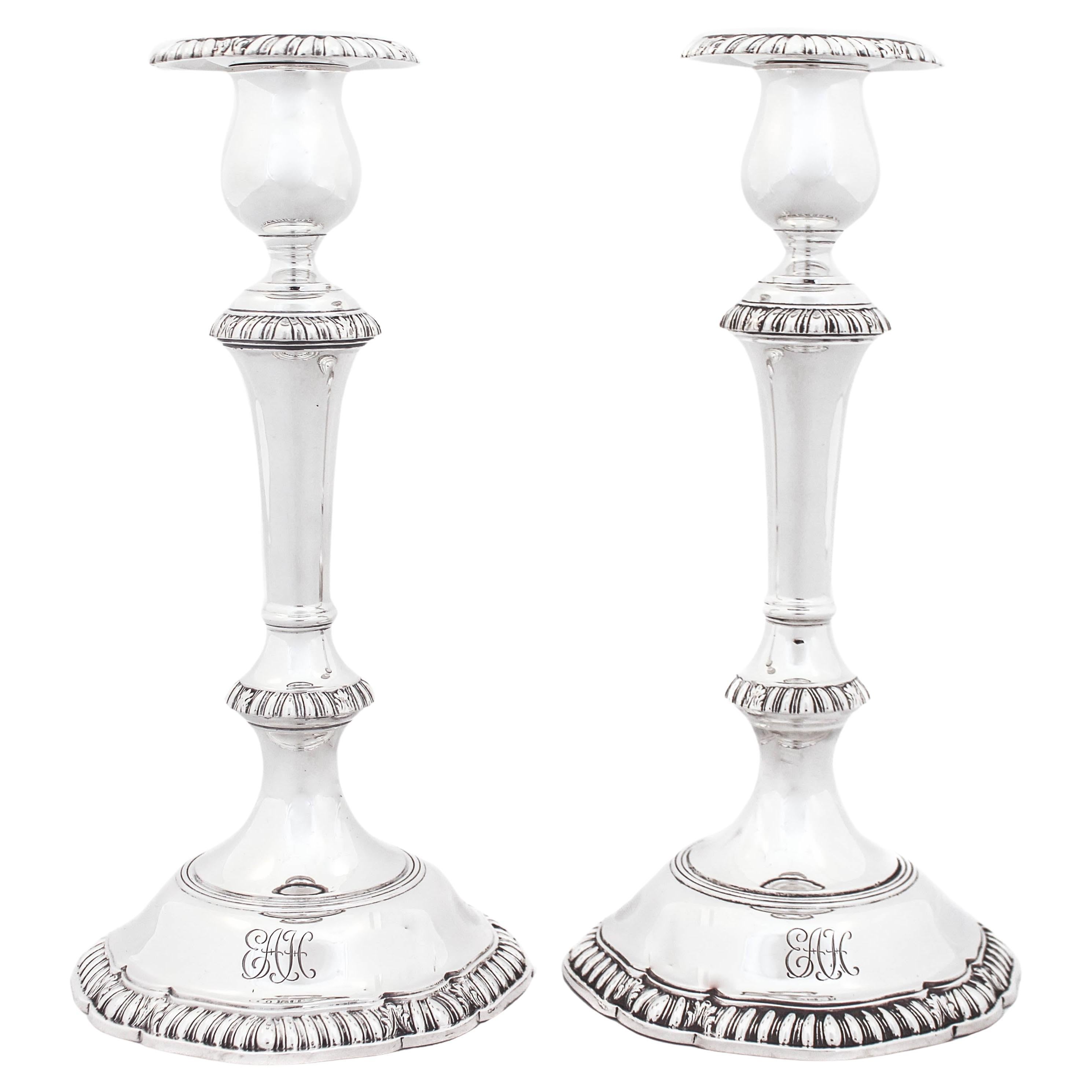 Sterling Silver Candlesticks For Sale