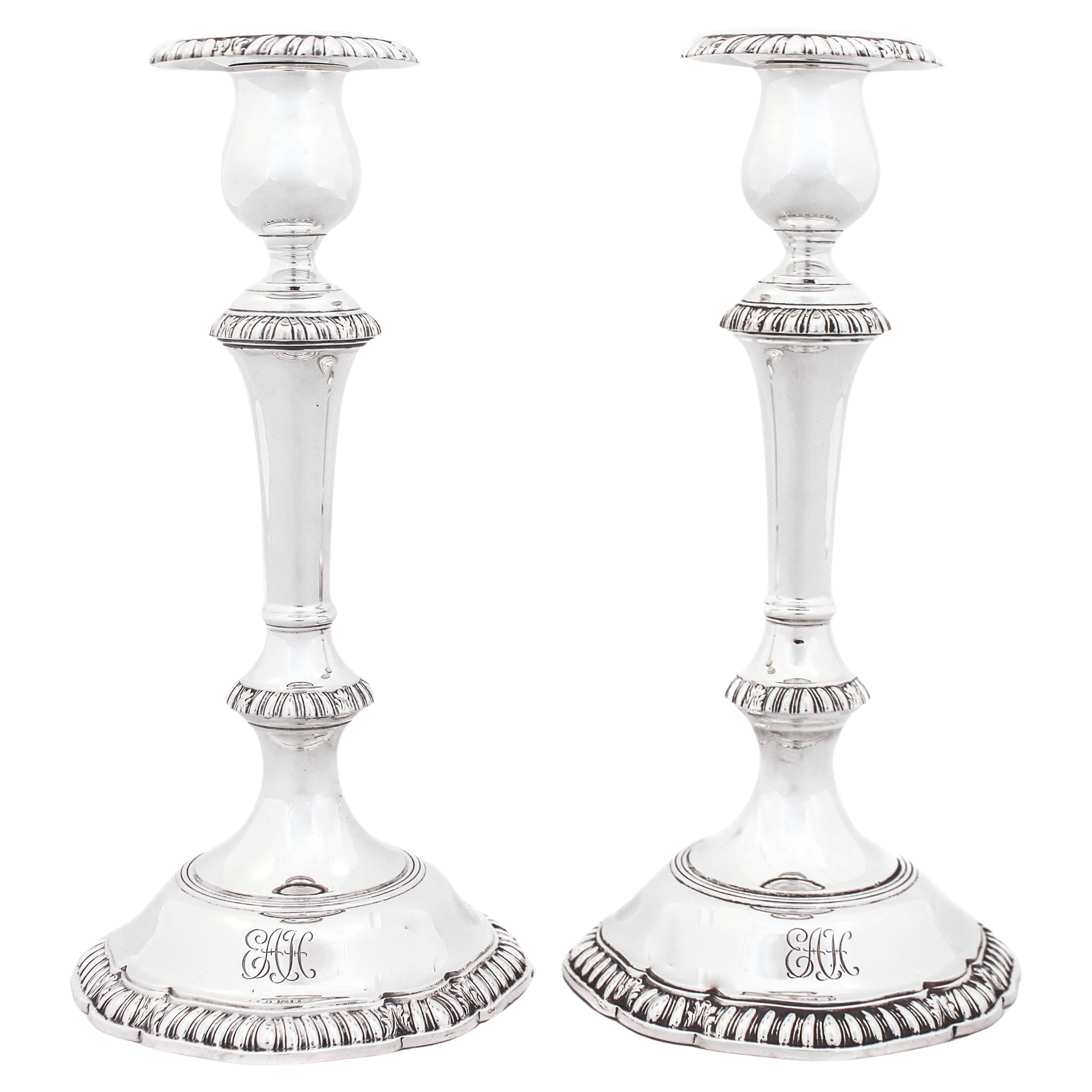 Candelabros de plata de ley en venta