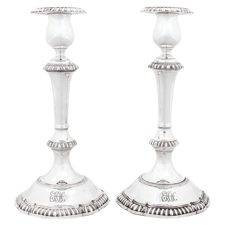 Sterling Silver Candlesticks For Sale at 1stDibs