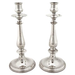 Candelabros de plata de ley