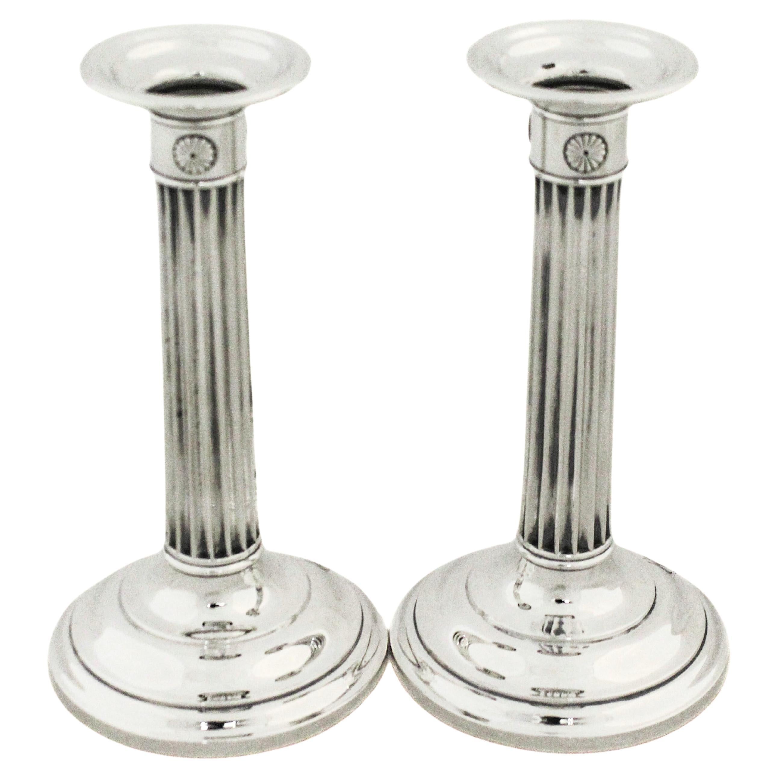 Sterling Silver Candlesticks